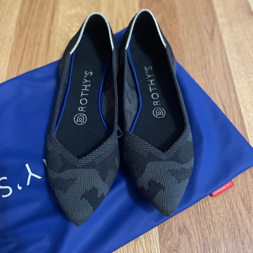 Rothy’s The Point in Grey Camo